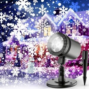 NIB Snowflake LED Light Projector